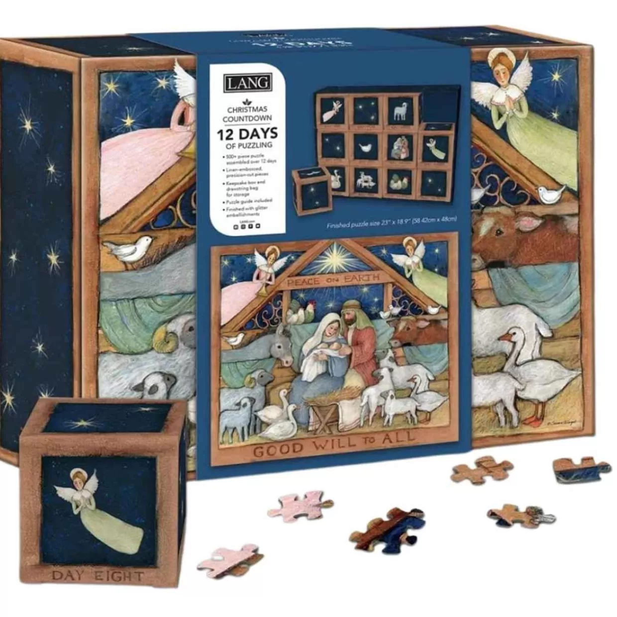 * 12 Days Of Puzzling Good Will To All Advent Puzzle* Puzzles