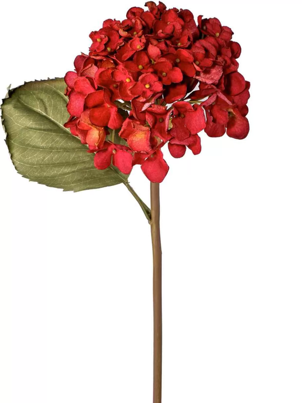 * 18" Artificial Nutmeg Color Hydrangea Stem* Tree Picks