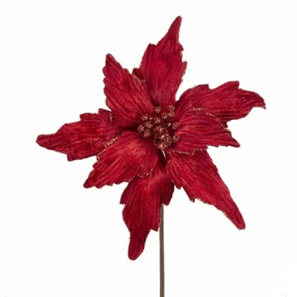 Kurt Adler 20" Red Poinsettia Pick* Tree Picks