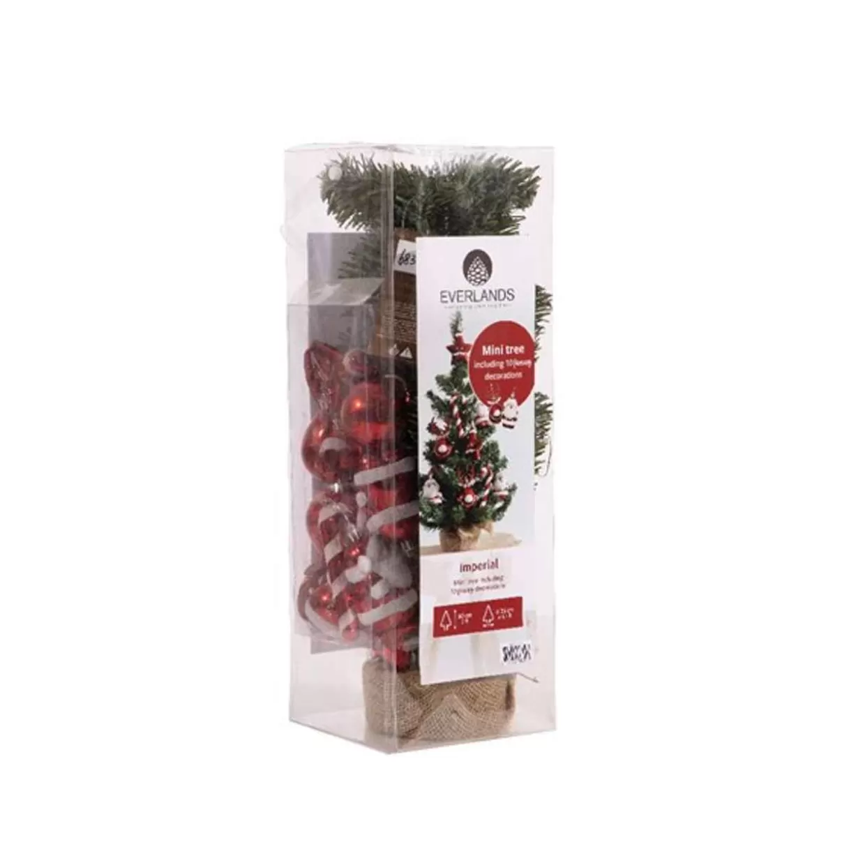 * 24" Christmas Tree With Ornaments All In One Box* Tabletop Trees