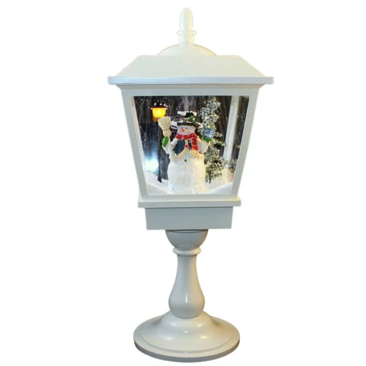 Kurt Adler 25 Inch High Northlight Animated Musical Snow Lamp Post* Music Boxes