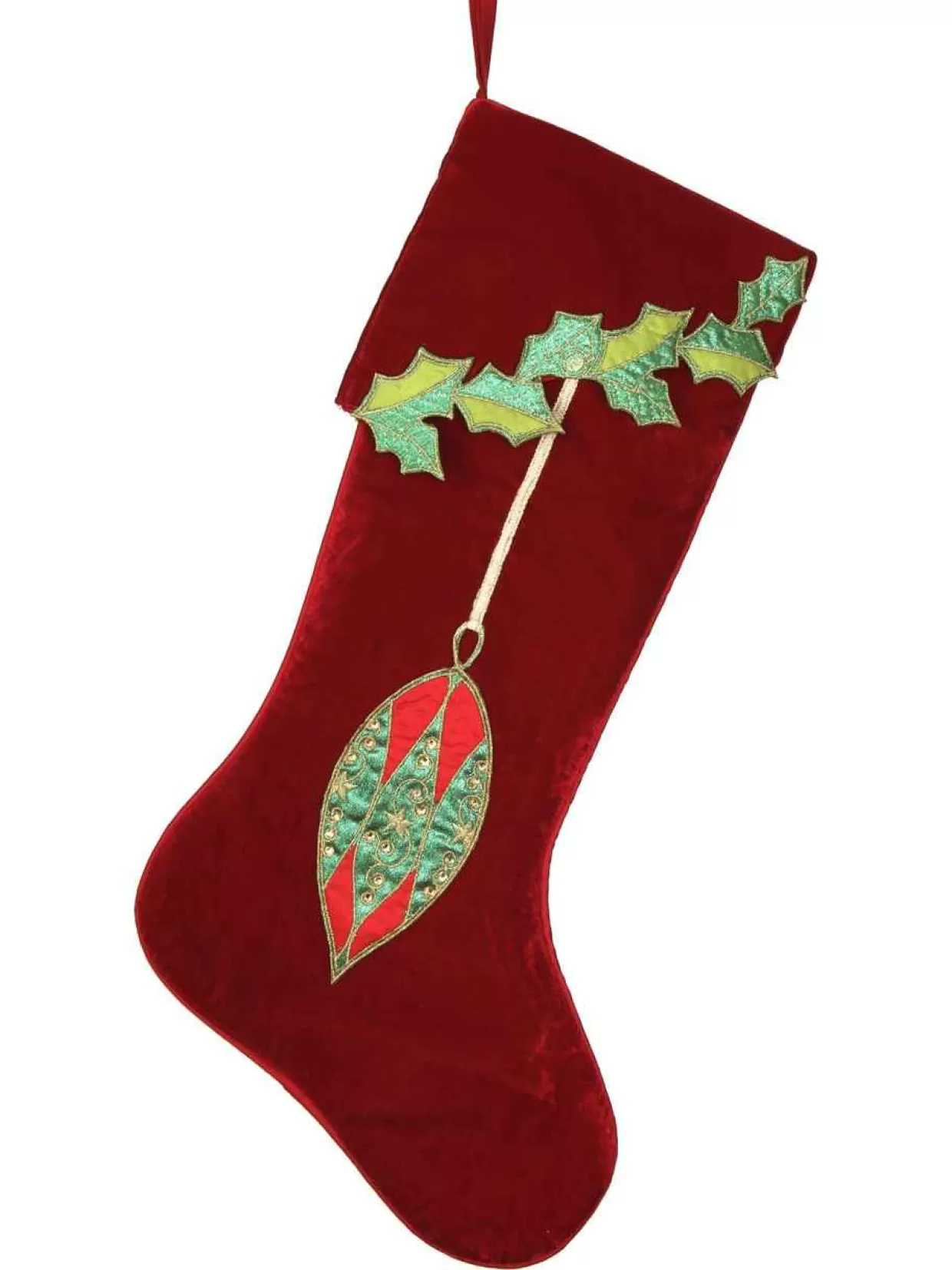 * 25" Red Velvet Stocking* Stockings