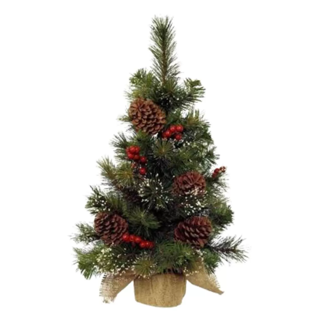 Lumineo 29.5 Inch Decorated Ipswich Pine Tree* Tabletop Trees