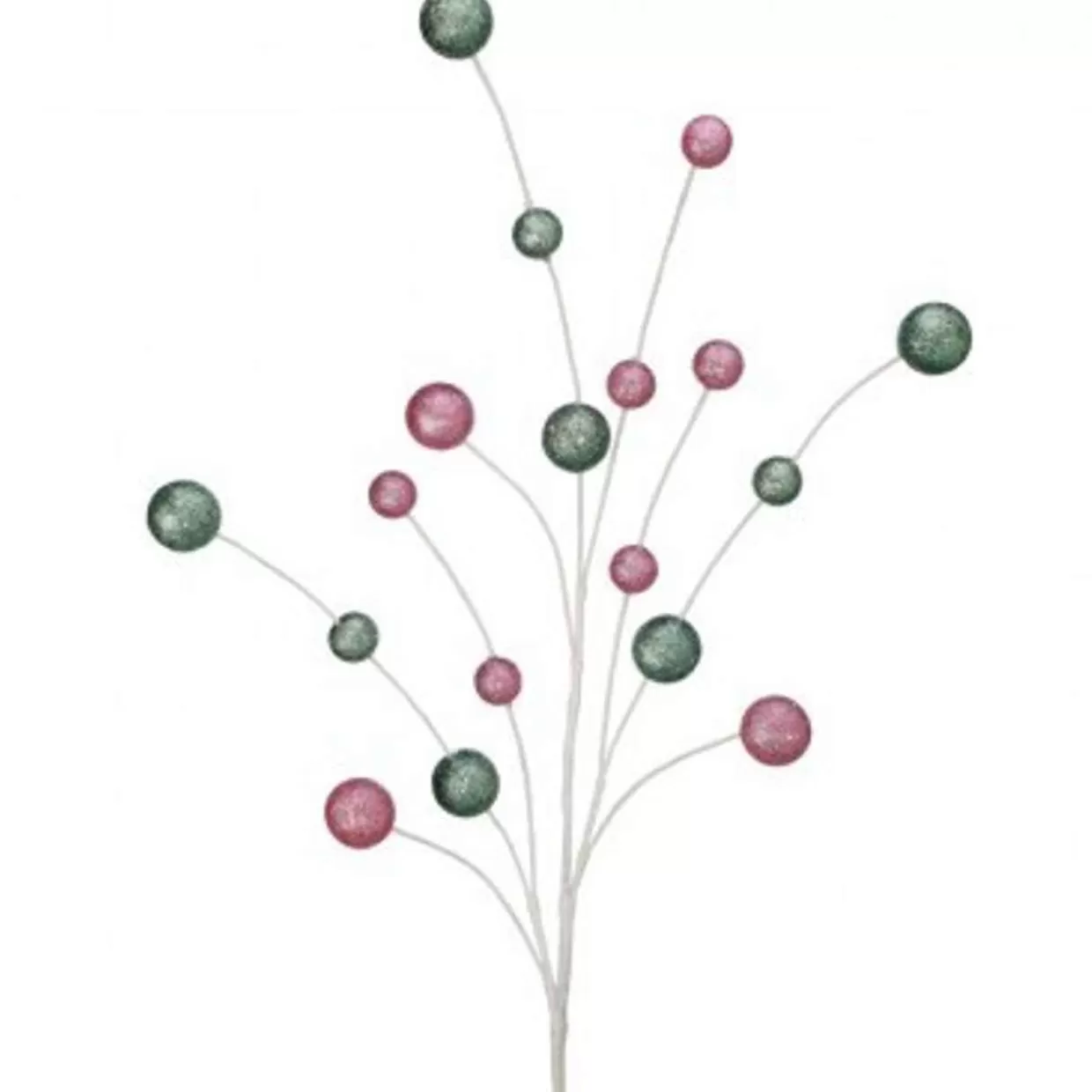 Kurt Adler 31" Glitter Candy Ball Spray* Tree Picks