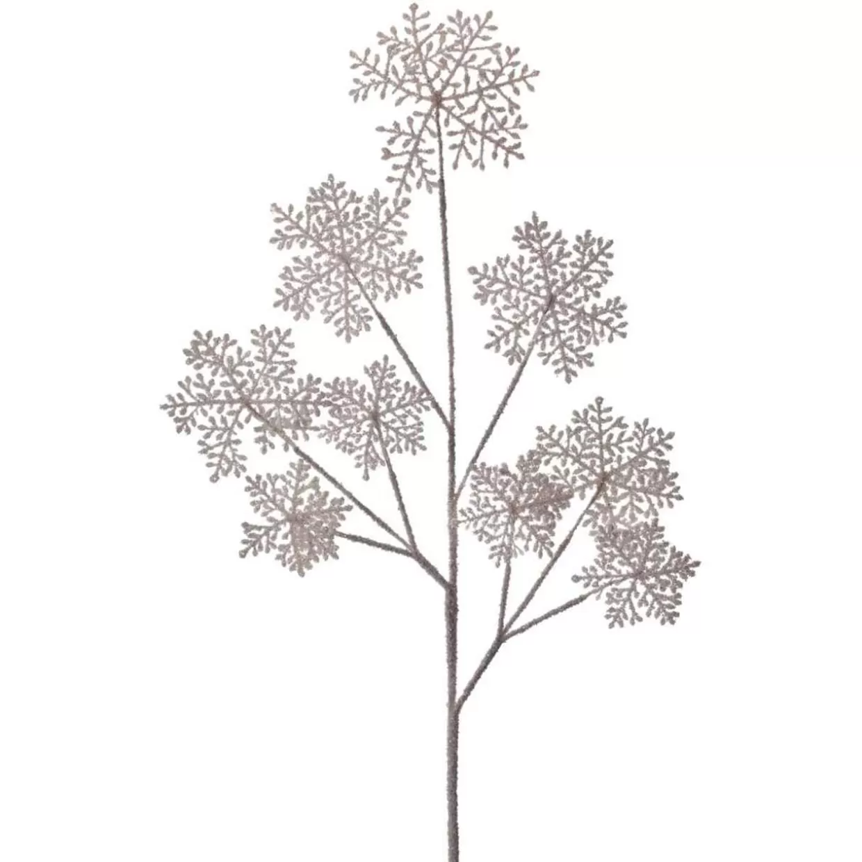 Christopher Radko 36In Frosted Snowflake Spray* Tree Picks