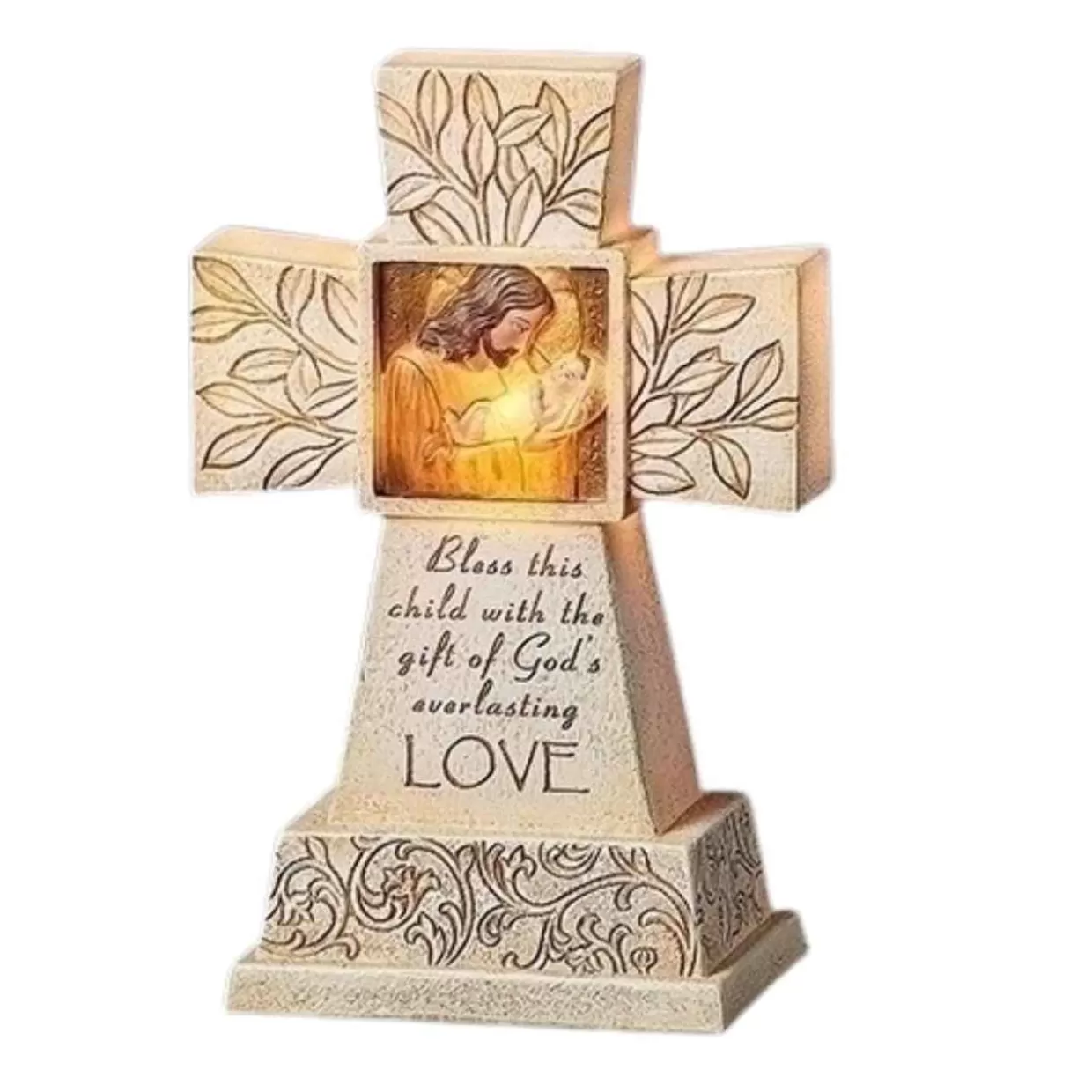 * 6.75" Jesus Loves Me Cross Night-Light* Night Lights