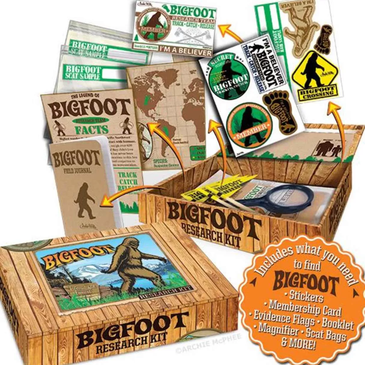 * Bigfoot Research Kit* Electronic Toys