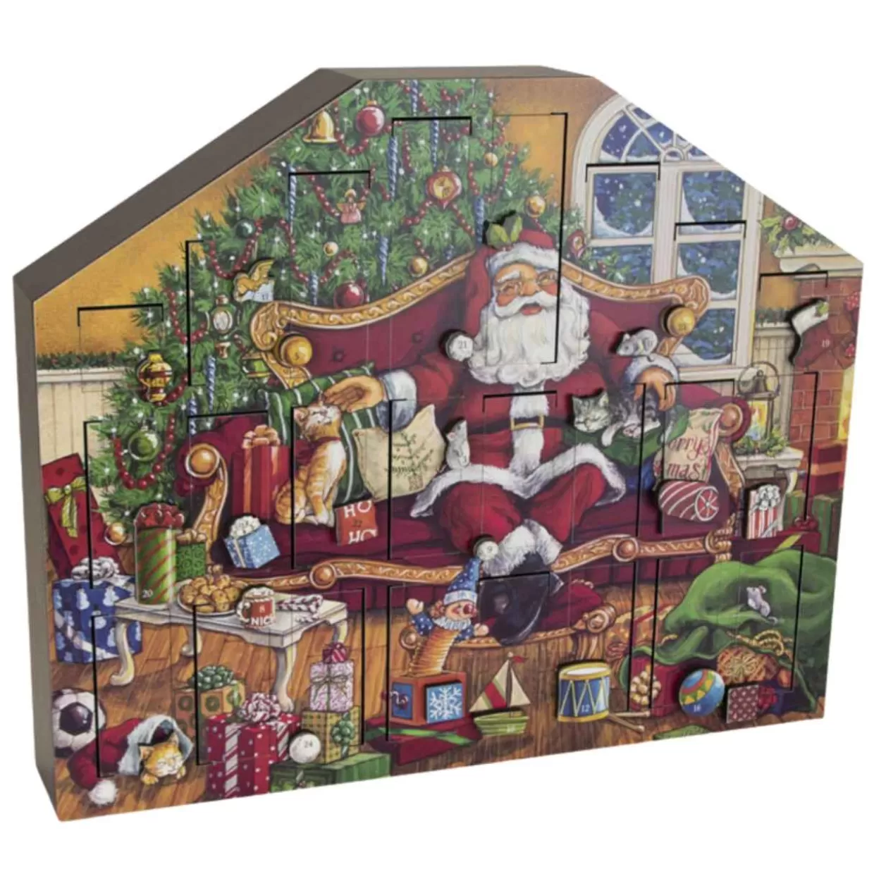 Byers Choice Byers' Choice - Santas Throne Advent Calendar* Advent Calendars