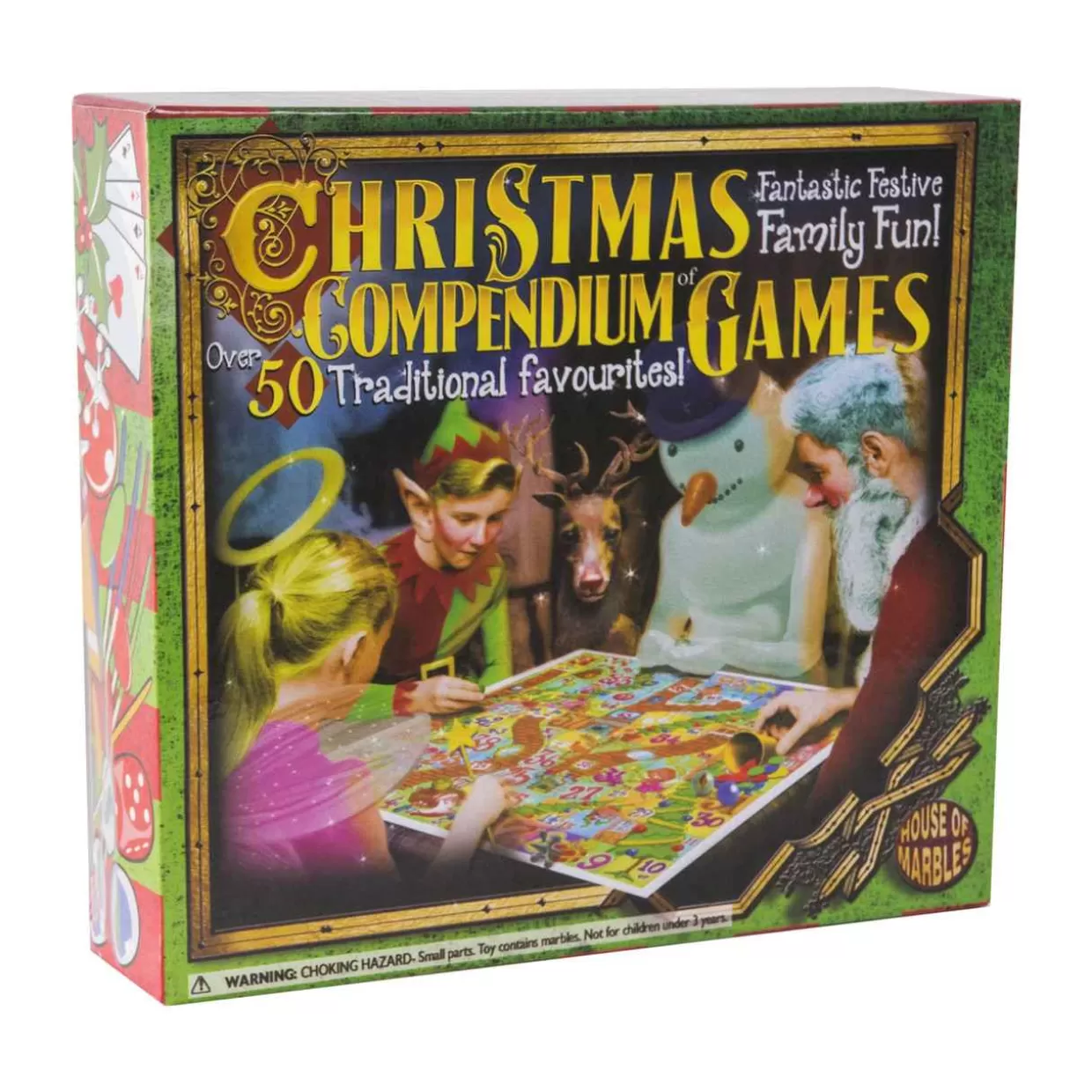 Old World Christmas Christmas Compendium Of Games* Games