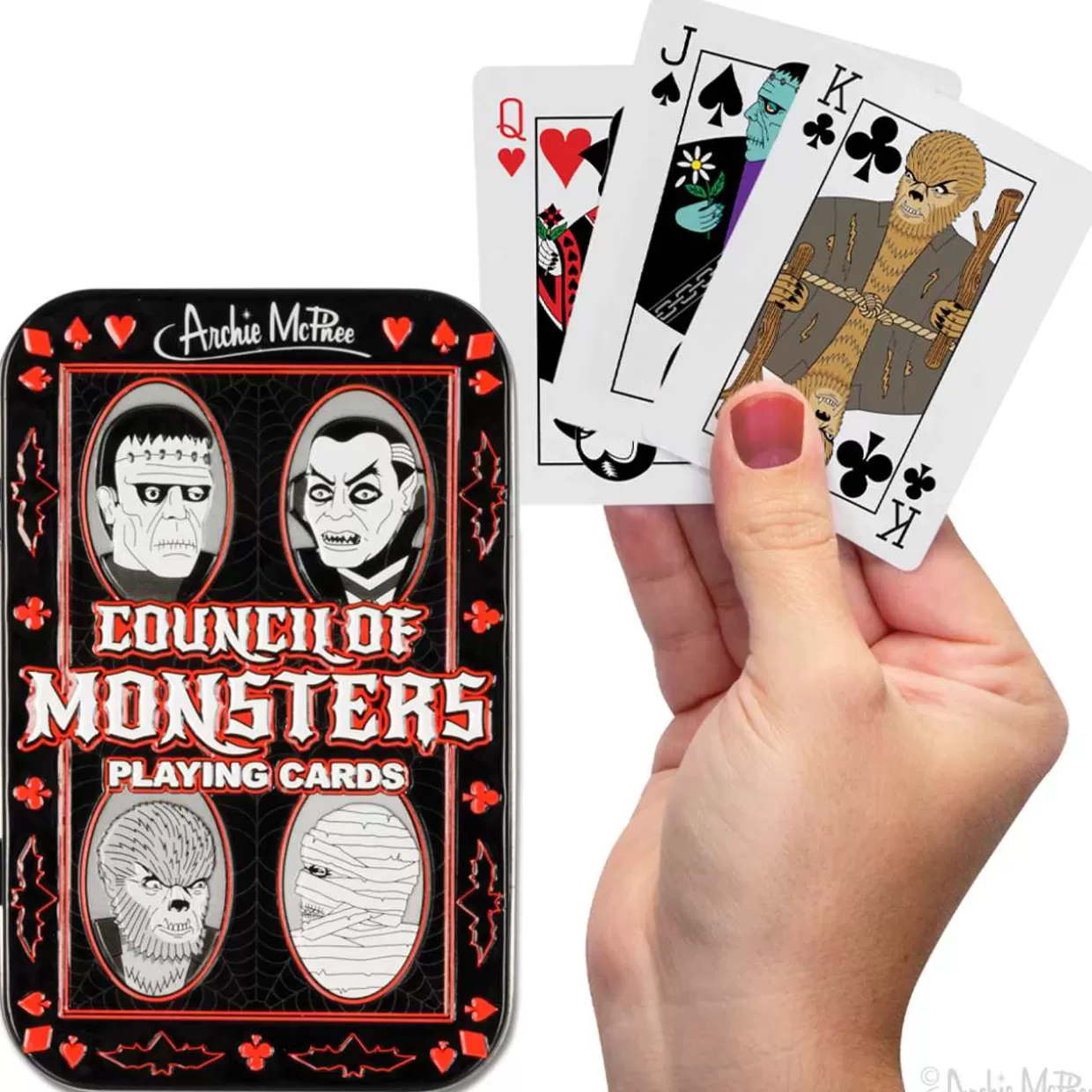 * Deck Of Council Of Monsters Universal Playing Cards In Collectible* Games