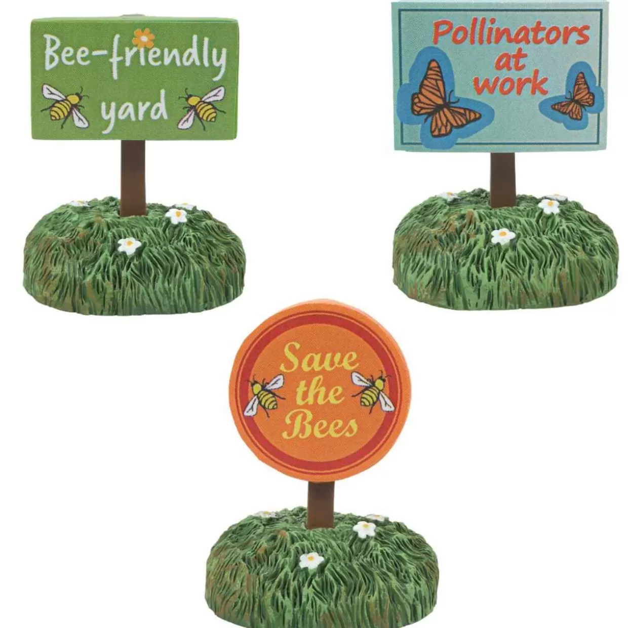 Department 56 - Halloween Village - Bee Friendly Signs* Halloween