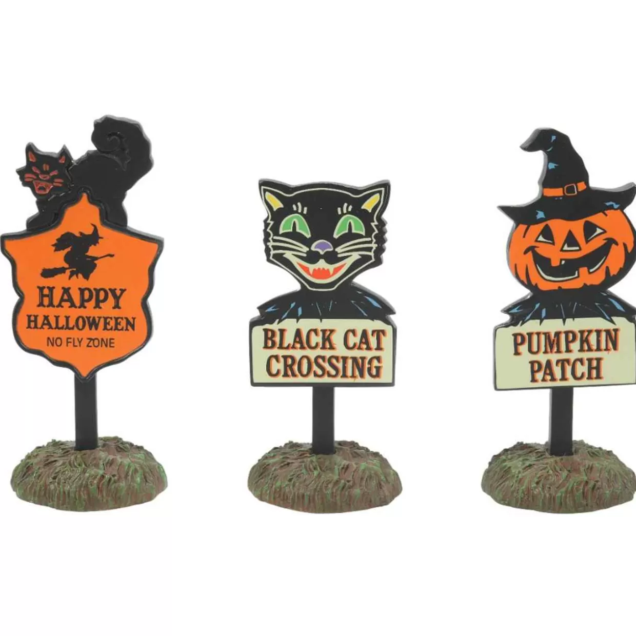 Department 56 - Halloween Village - Halloween Signs St/3* Halloween