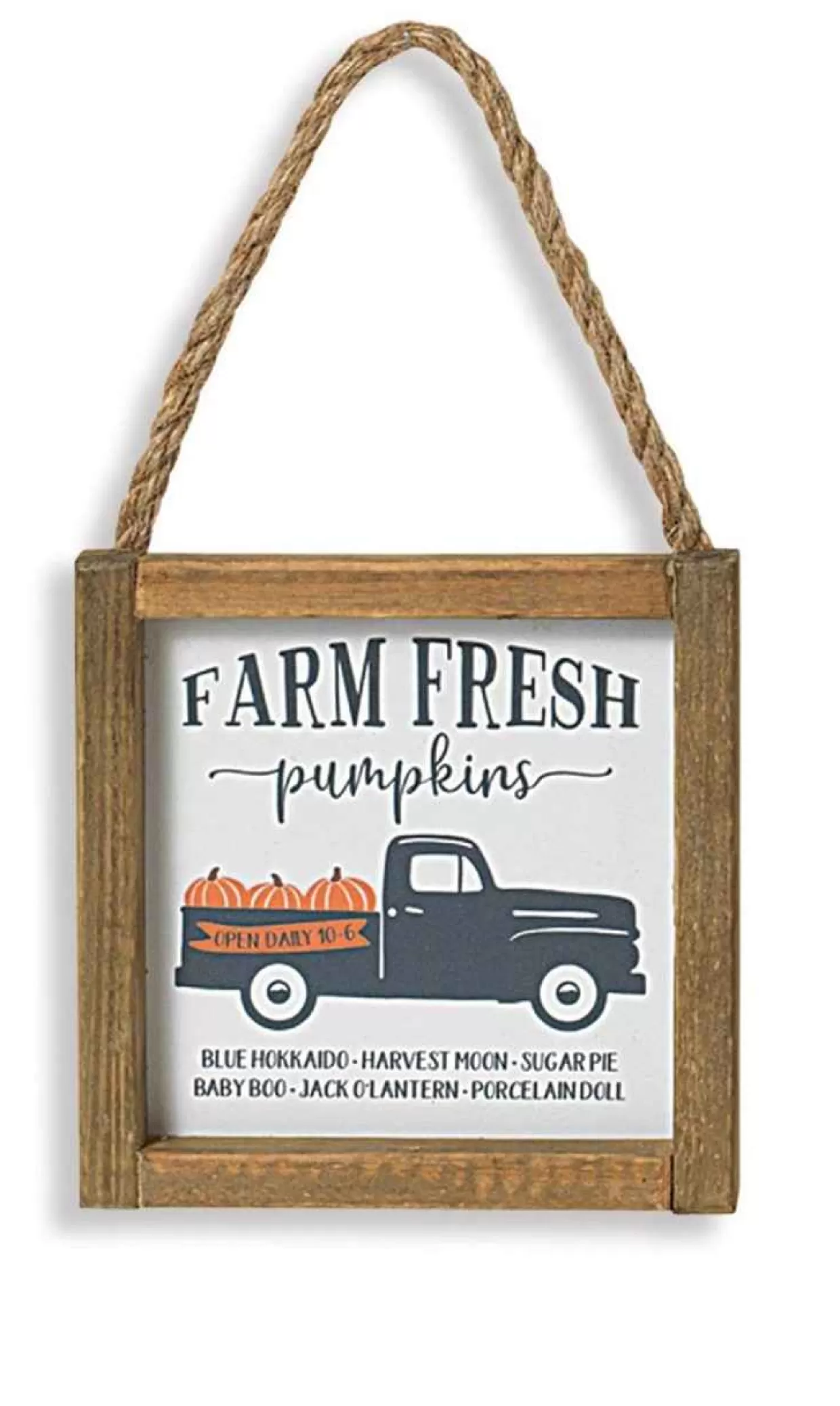 Old World Christmas Farm Fresh Pumpkins Hanging Wall Sign* Thanksgiving & Fall