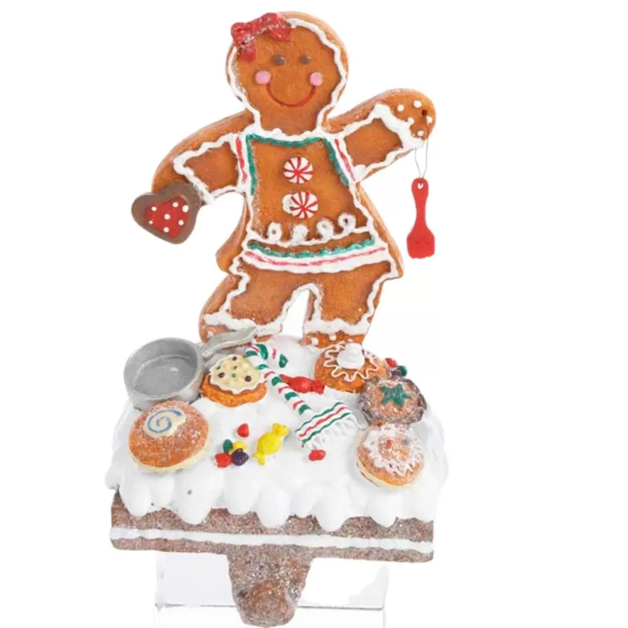 Kurt Adler Girl Gingerbread Stocking Holder* Stocking Holders