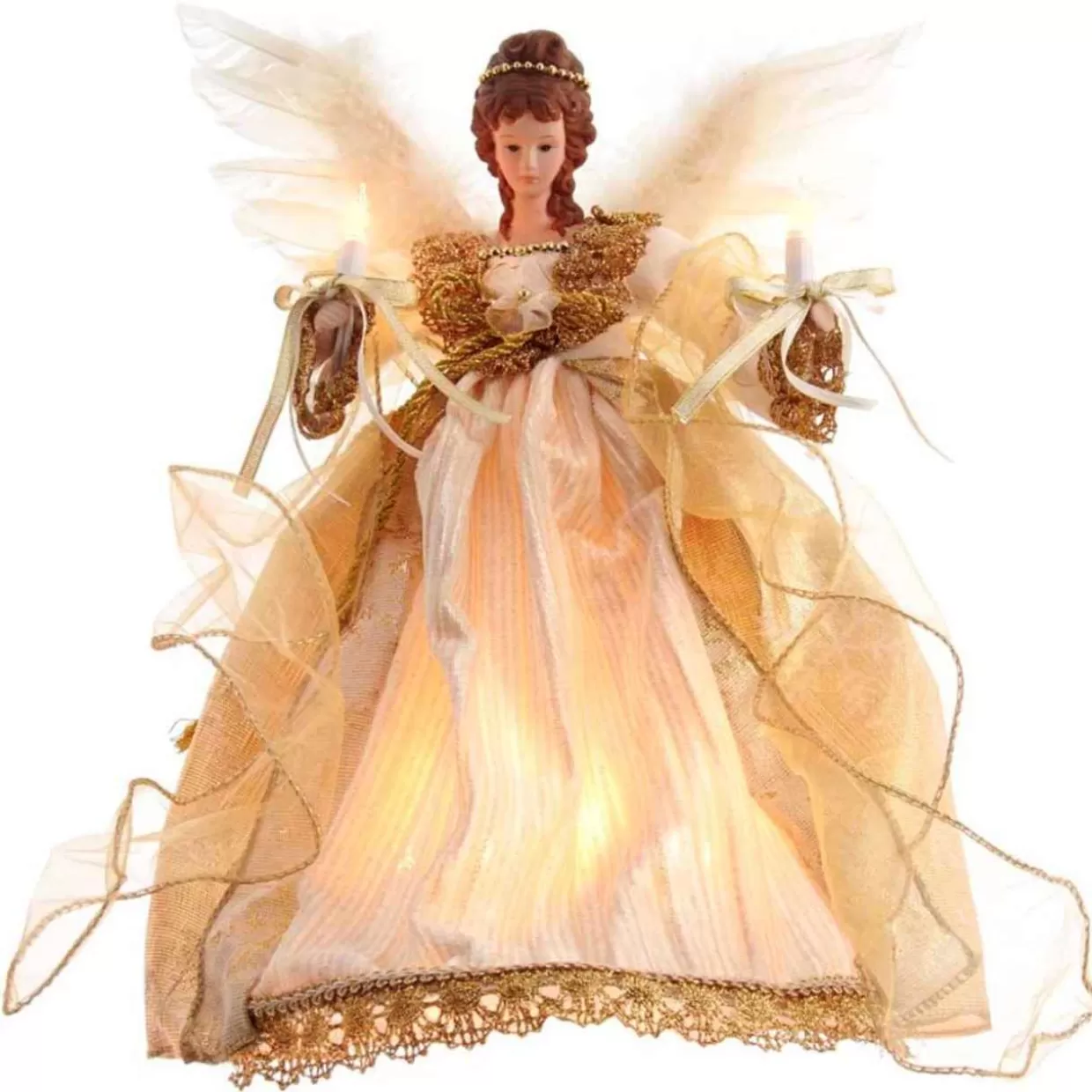 Kurt Adler Gold Angel Tree Topper* Tree Toppers