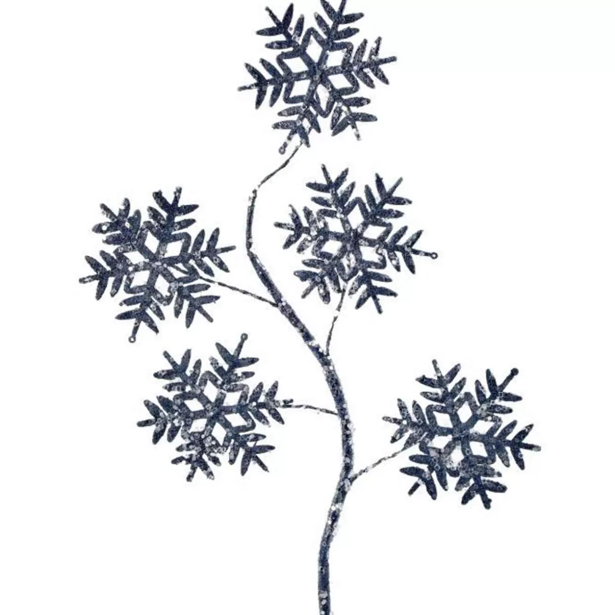 * Iced Starry Nights Snowflake Spray* Tree Picks