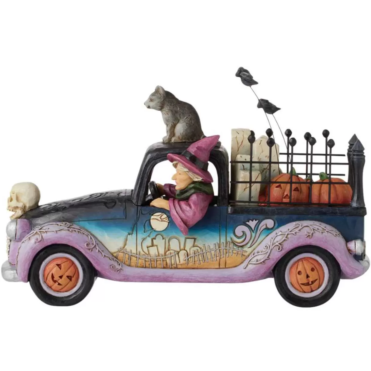 Jim Shore - Heartwood Creek - Halloween Pick Up Truck Figurine* Halloween