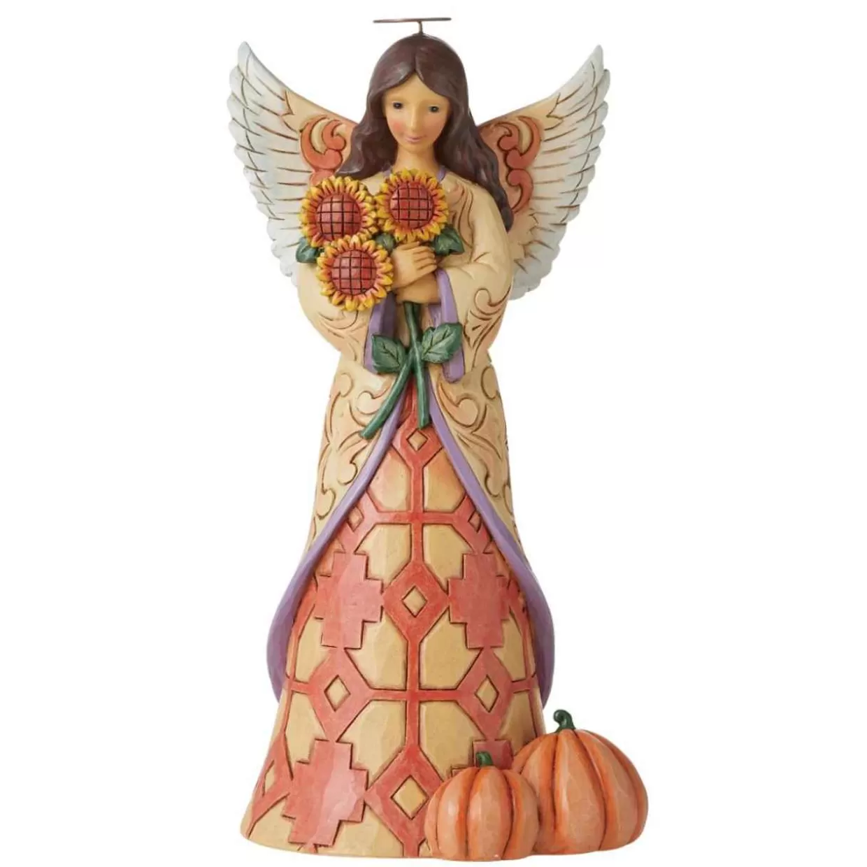 Jim Shore - Heartwood Creek - Harvest Angel With Sunflowers Figurine* Halloween