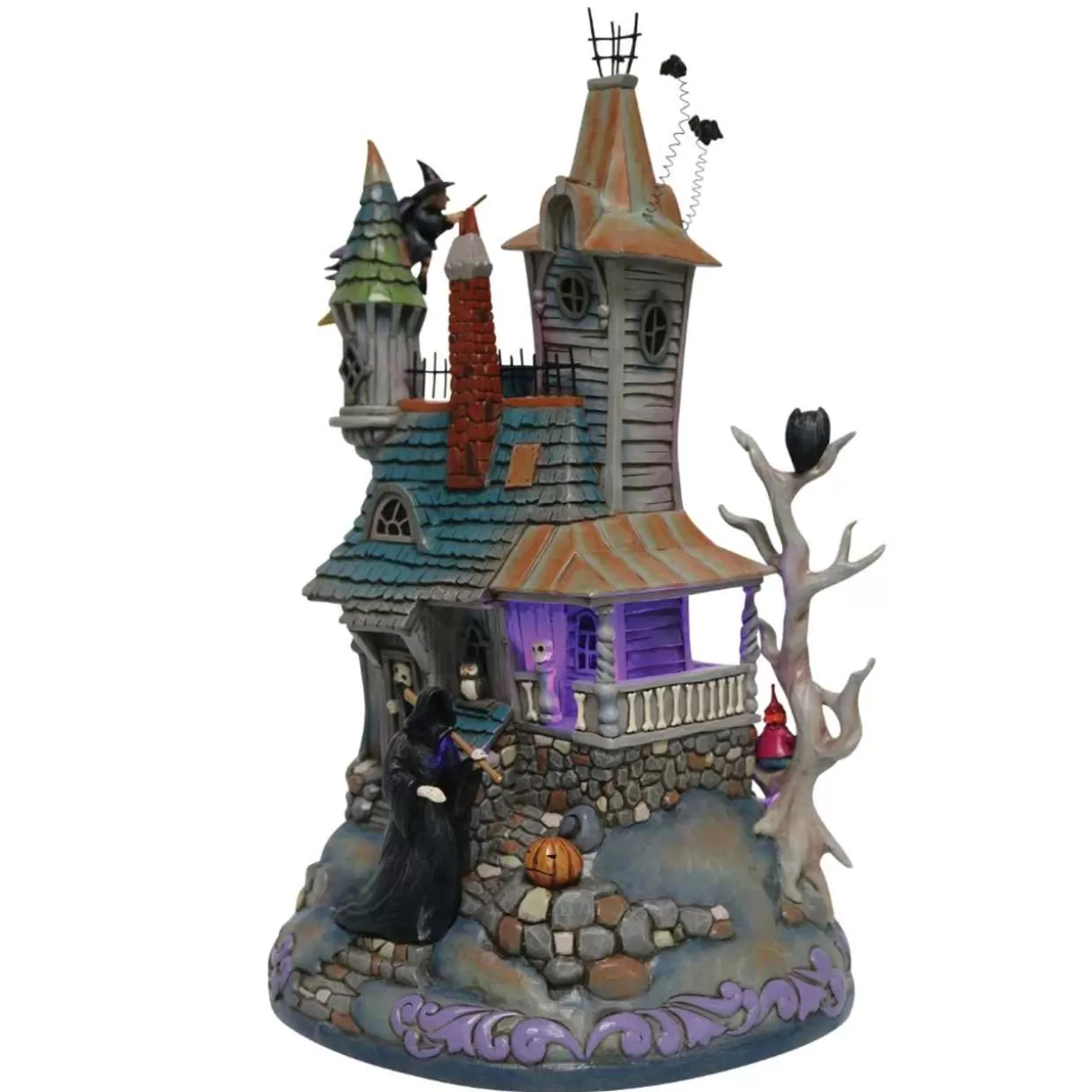 Jim Shore - Heartwood Creek - Led Haunted House Masterpiece Figurine* Halloween