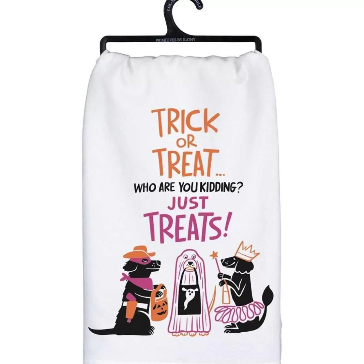 Old World Christmas Kitchen Towel Trick Or Treat Just Treats* Halloween