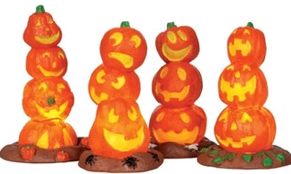 Lemax - Spookytown - Light Up Pumpkin Stack* Halloween