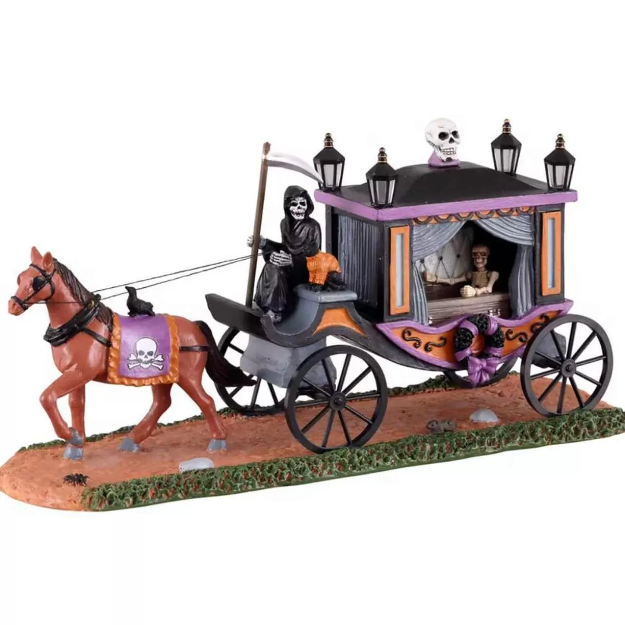 Lemax - Spookytown - Spooky Victorian Hearse* Halloween