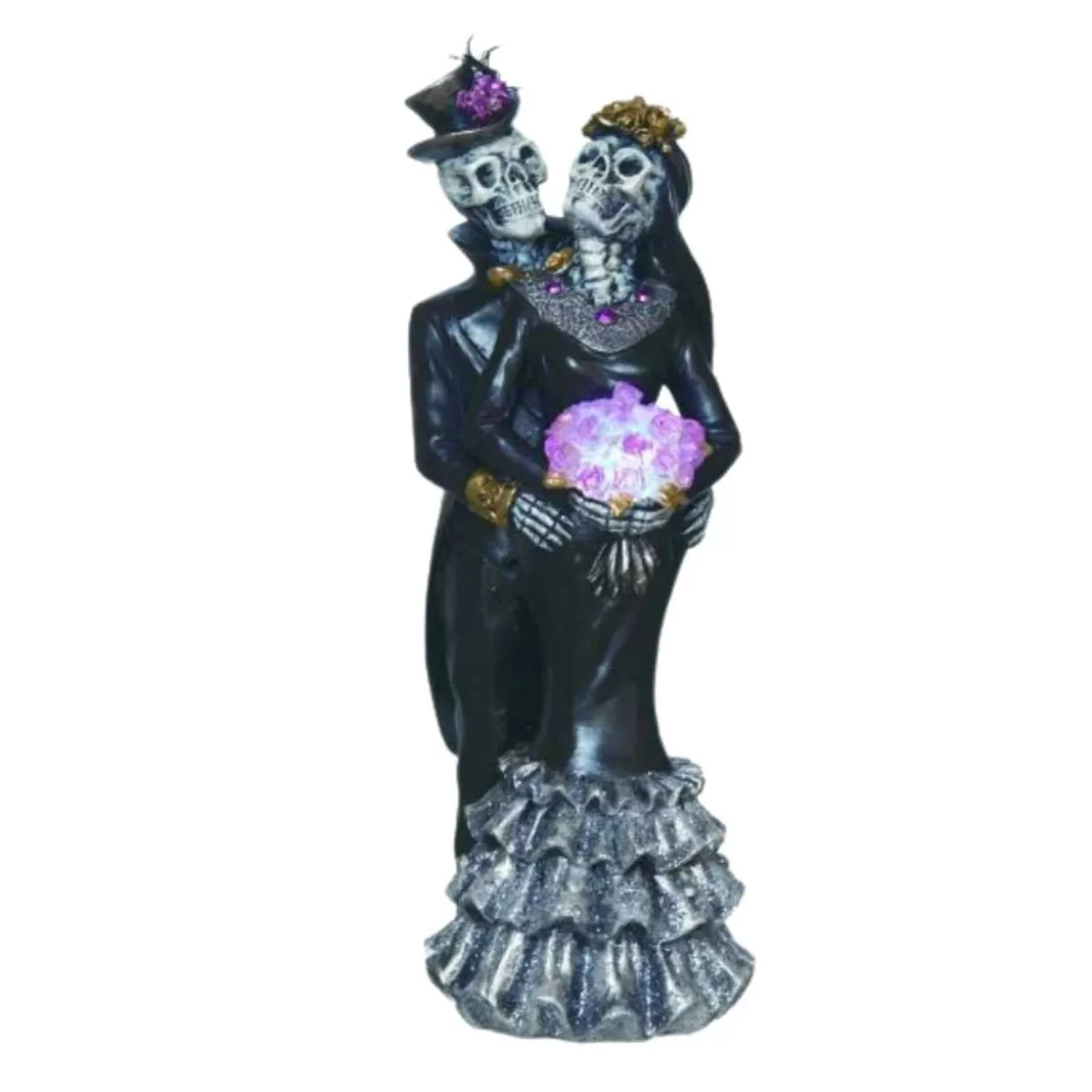 Jim Shore Light Up Day Of The Dead Couple Figurine* Halloween