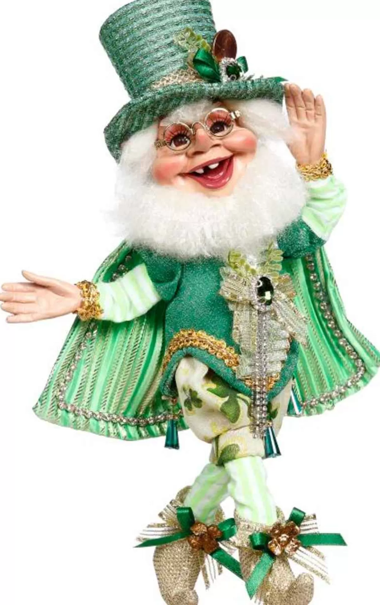 Mark Roberts Small Lucky Clover Elf* Easter And Spring