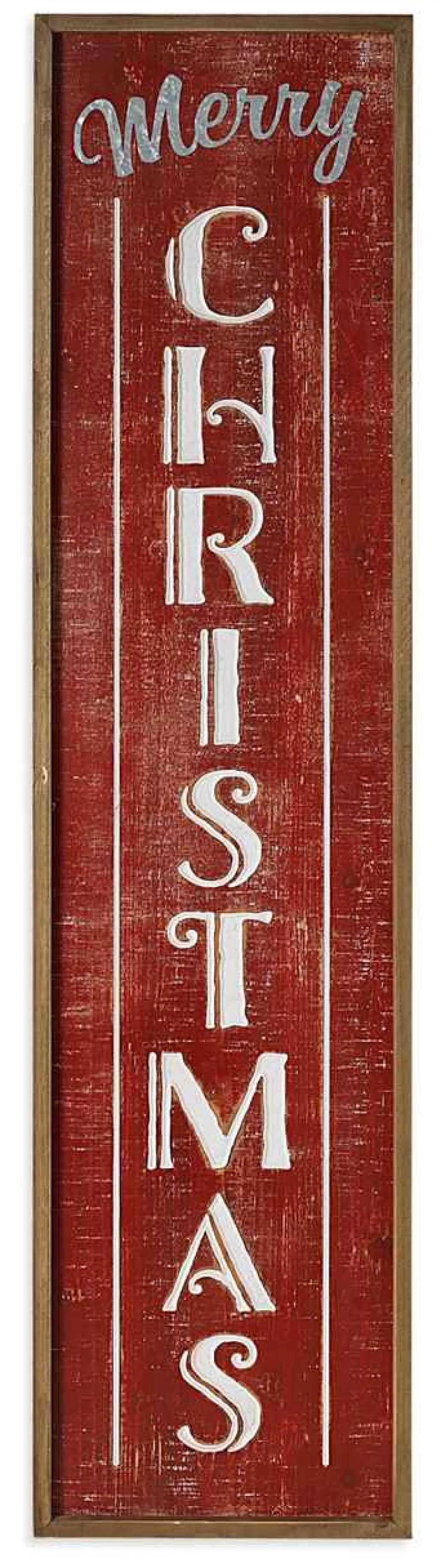 Lumineo Merry Christmas Standing Wood Sign* Wooden Signs