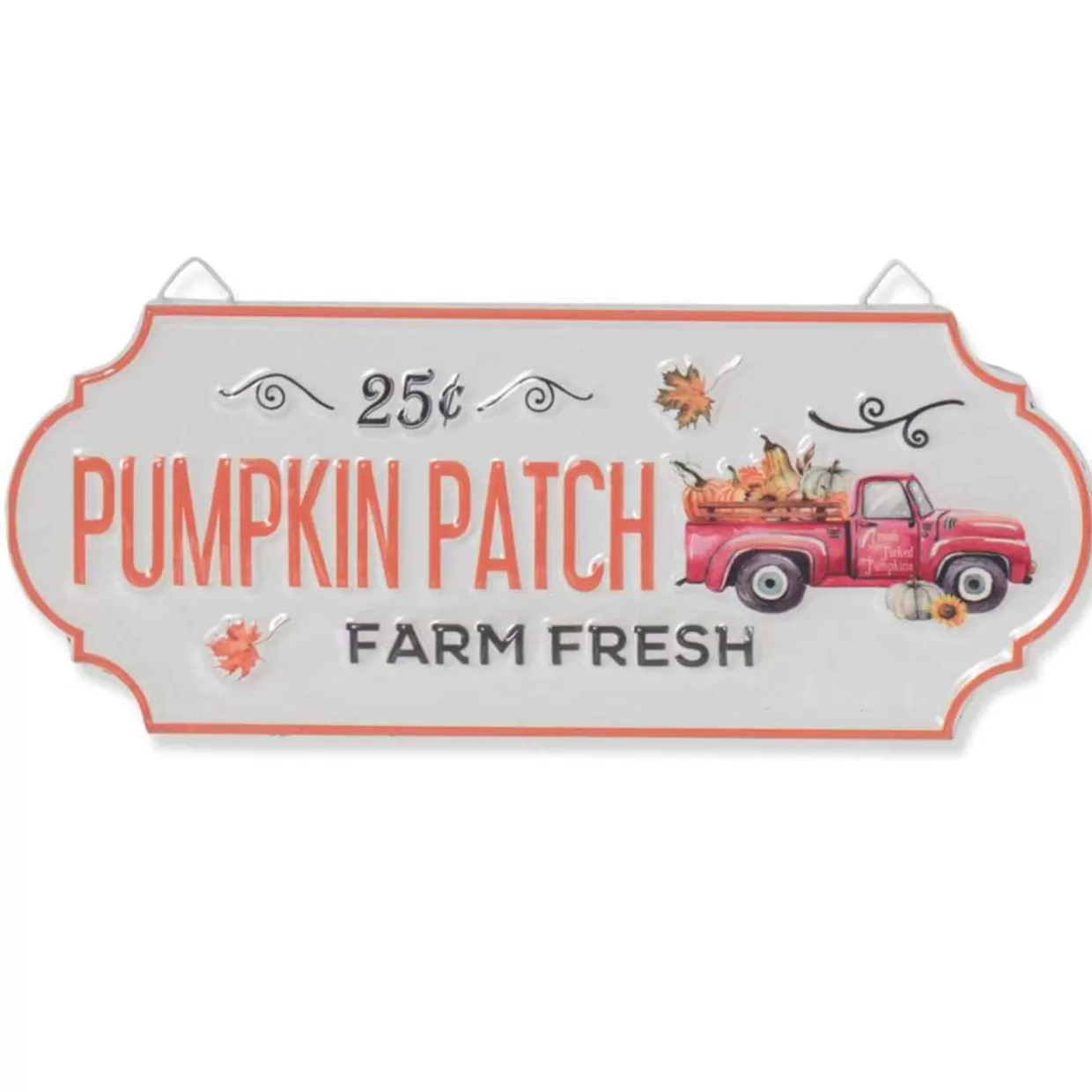 * Metal Wall Sign Embossed With The Words Pumpkin Patch* Thanksgiving & Fall