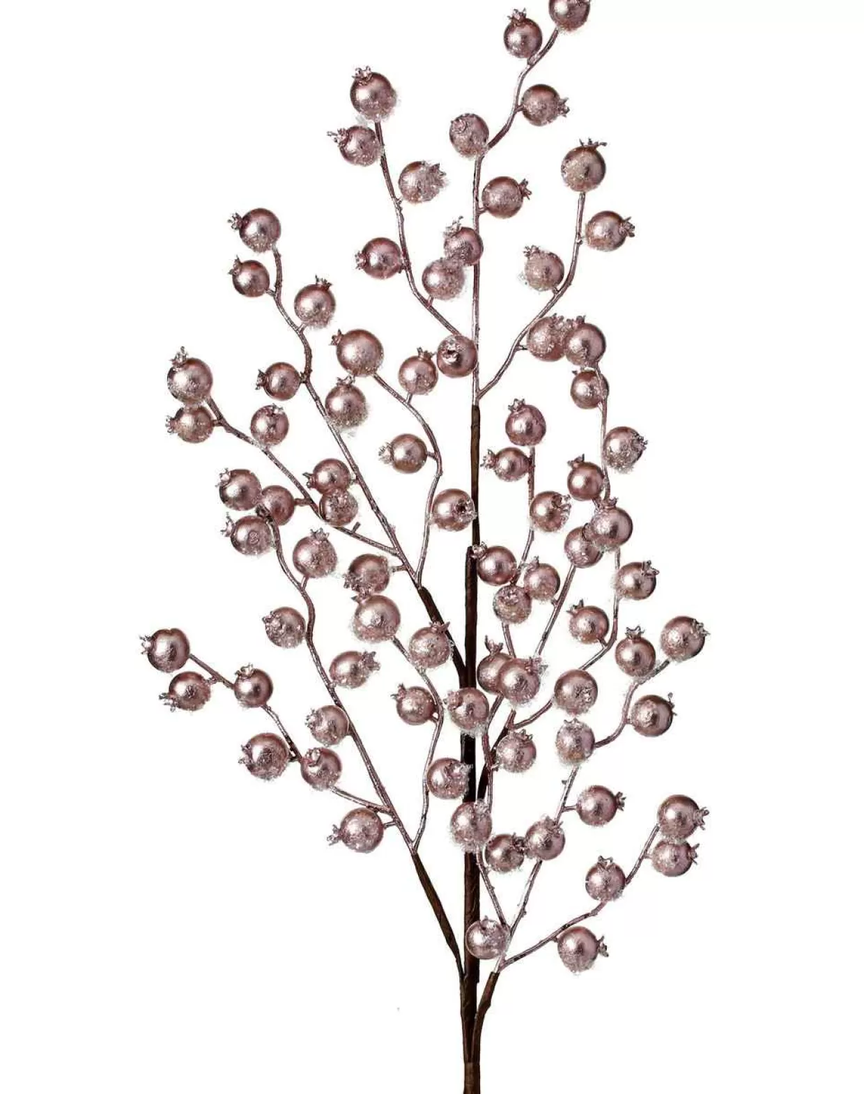 * Metallic Pink Berry Tinsel Spray, 26 Inches* Tree Picks