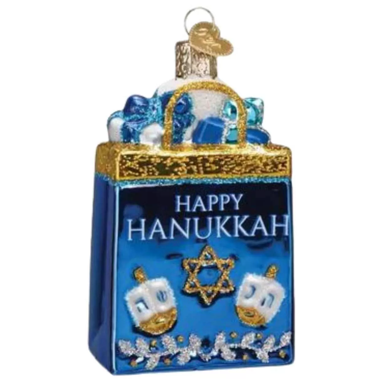 Old World Christmas - Happy Hanukkah Ornament* Hannukah