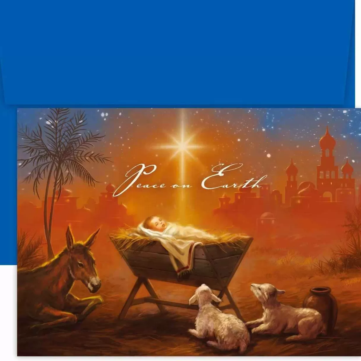Karen Didion Peace On Earth Baby Jesus With Animals 18 Card Set* Cards