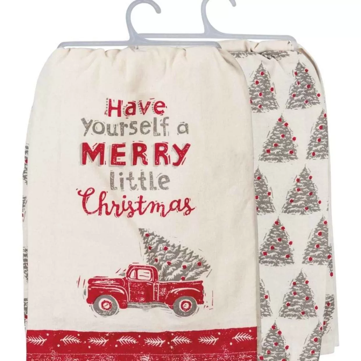 Stony Creek Primitives By Kathy Have A Merry Little Christmas Dish Towel Set Of 2* Table & Glassware
