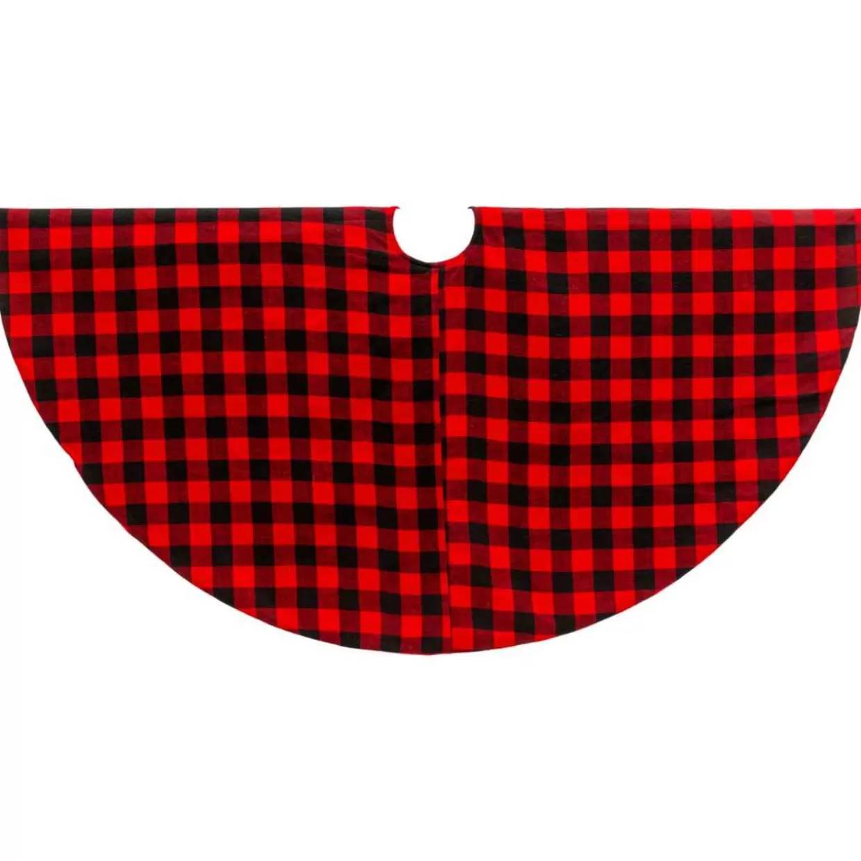 * Red And Black Buffalo Plaid Tree Skirt* Tree Skirts