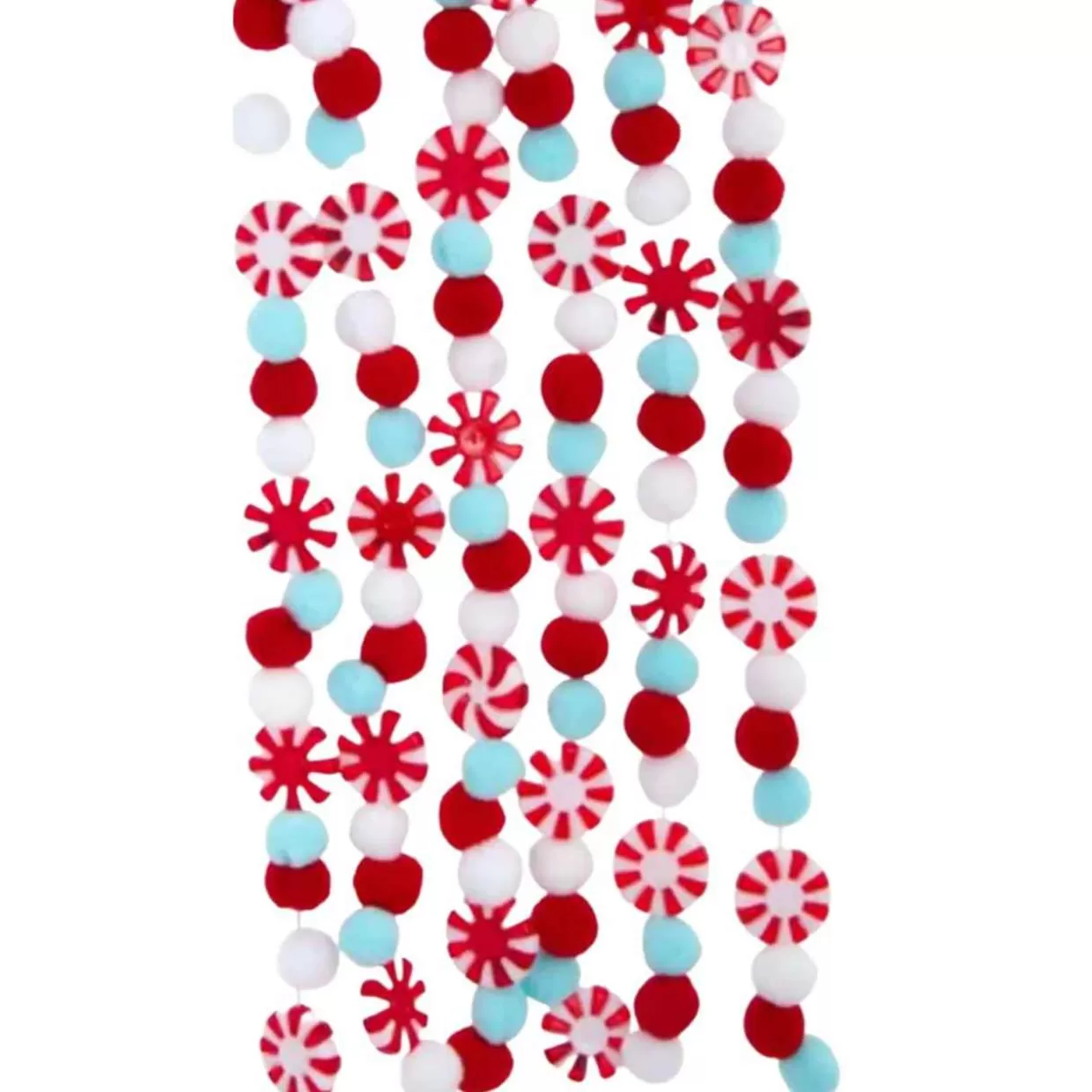 Kurt Adler Red, White And Aqua Candy Garland* Garland