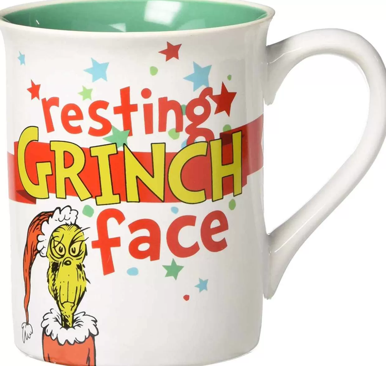 * Resting Grinch Face 16Oz Mug* Table & Glassware