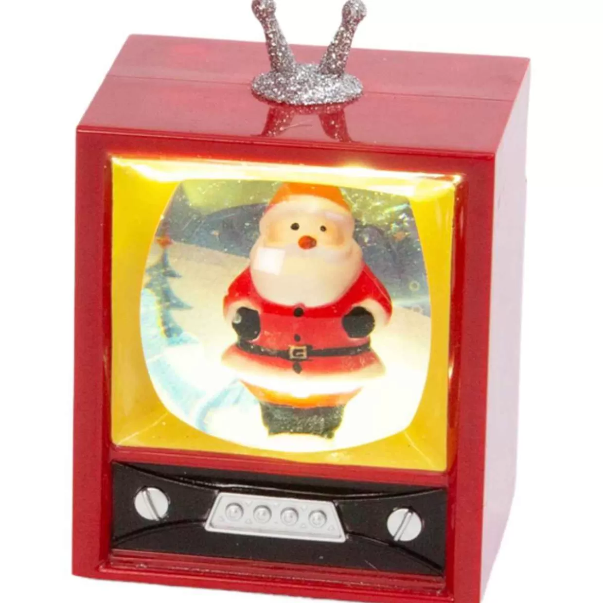 * Retro Television Santa Mini Snow Globe* Novelties