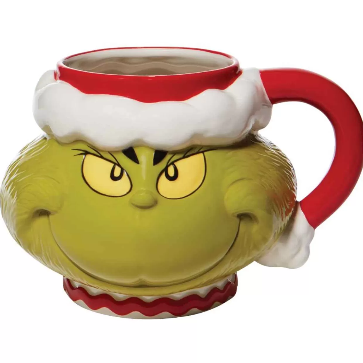 * Santa Grinch Sculpted Mug* Table & Glassware