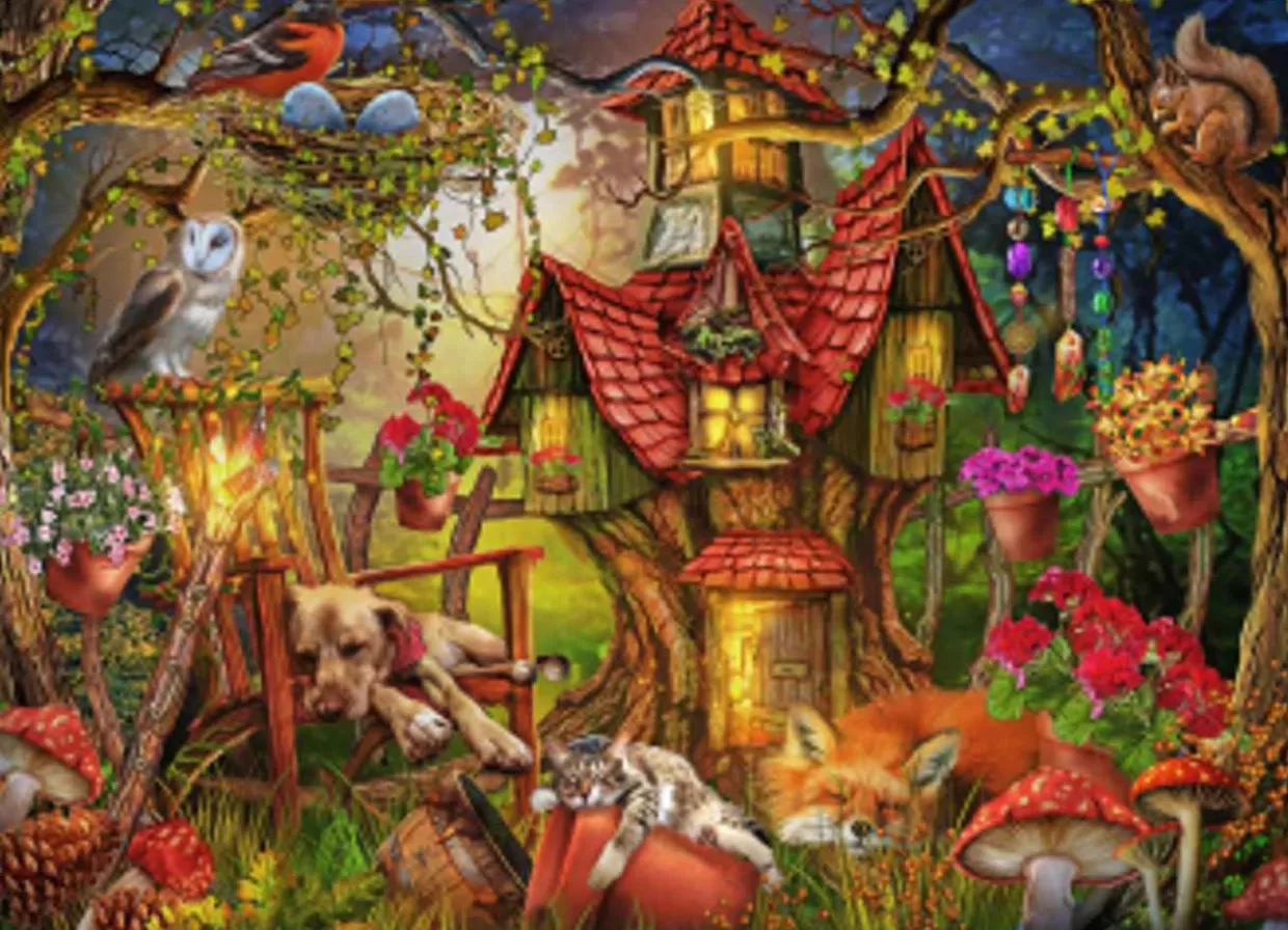 * Sleepy Time Jigsaw Puzzle 1000 Piece* Puzzles