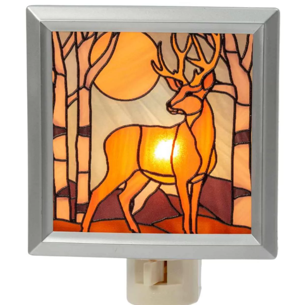 Stony Creek Stained Glass Deer Night Light* Night Lights