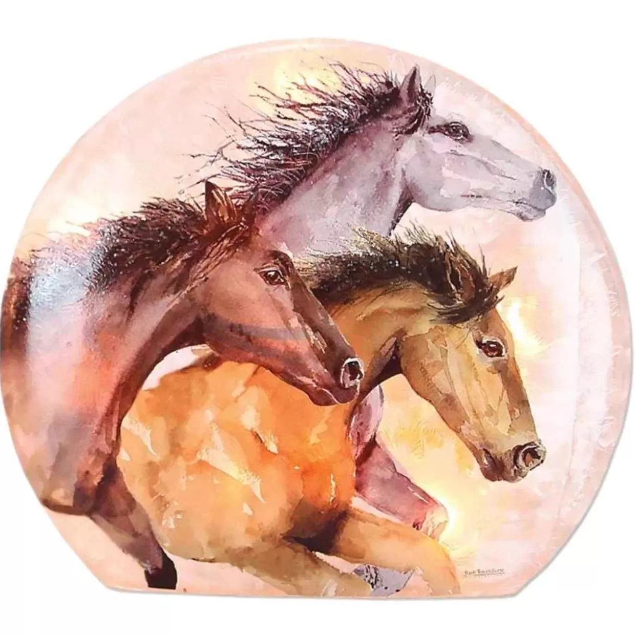 Stony Creek - Running Horses Orb Shaped Decorative Light* Easter And Spring