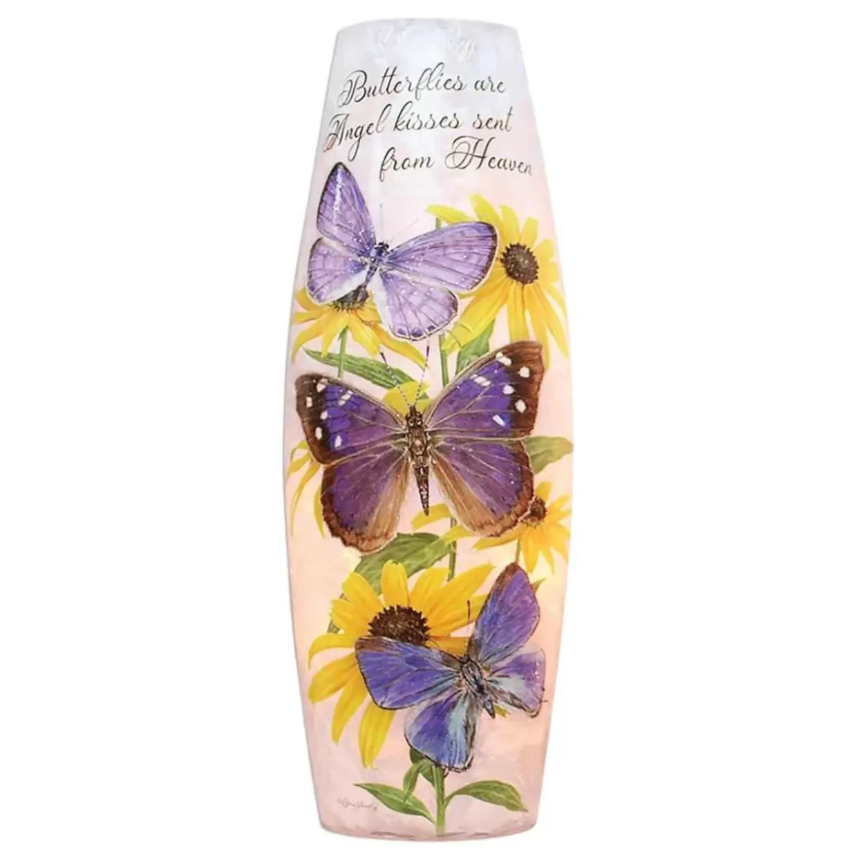 Stony Creek - Sunflower Butterfly Kisses Vase Shaped Decorative Light* Easter And Spring