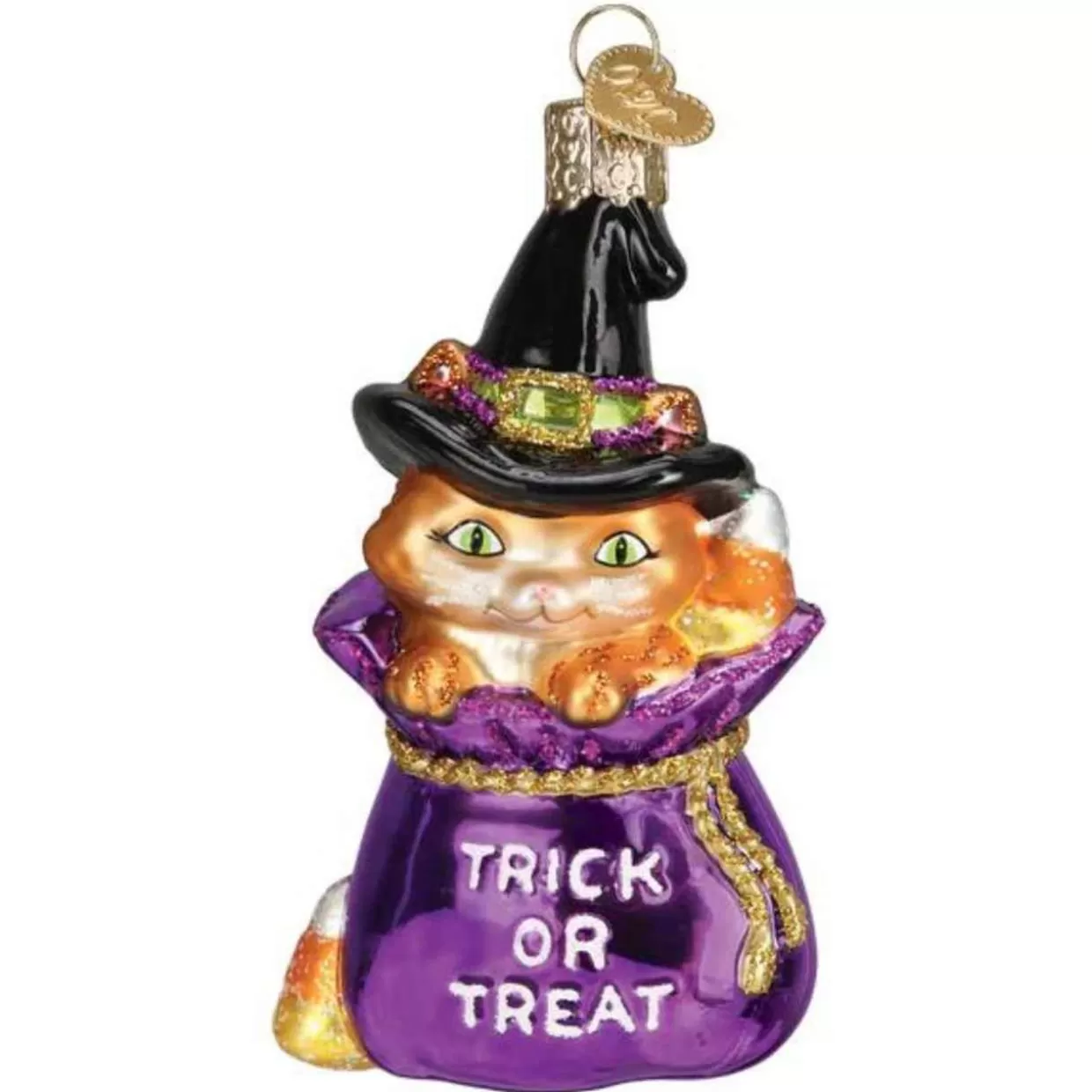 Old World Christmas Trick Or Treat Kitty Ornament* Halloween