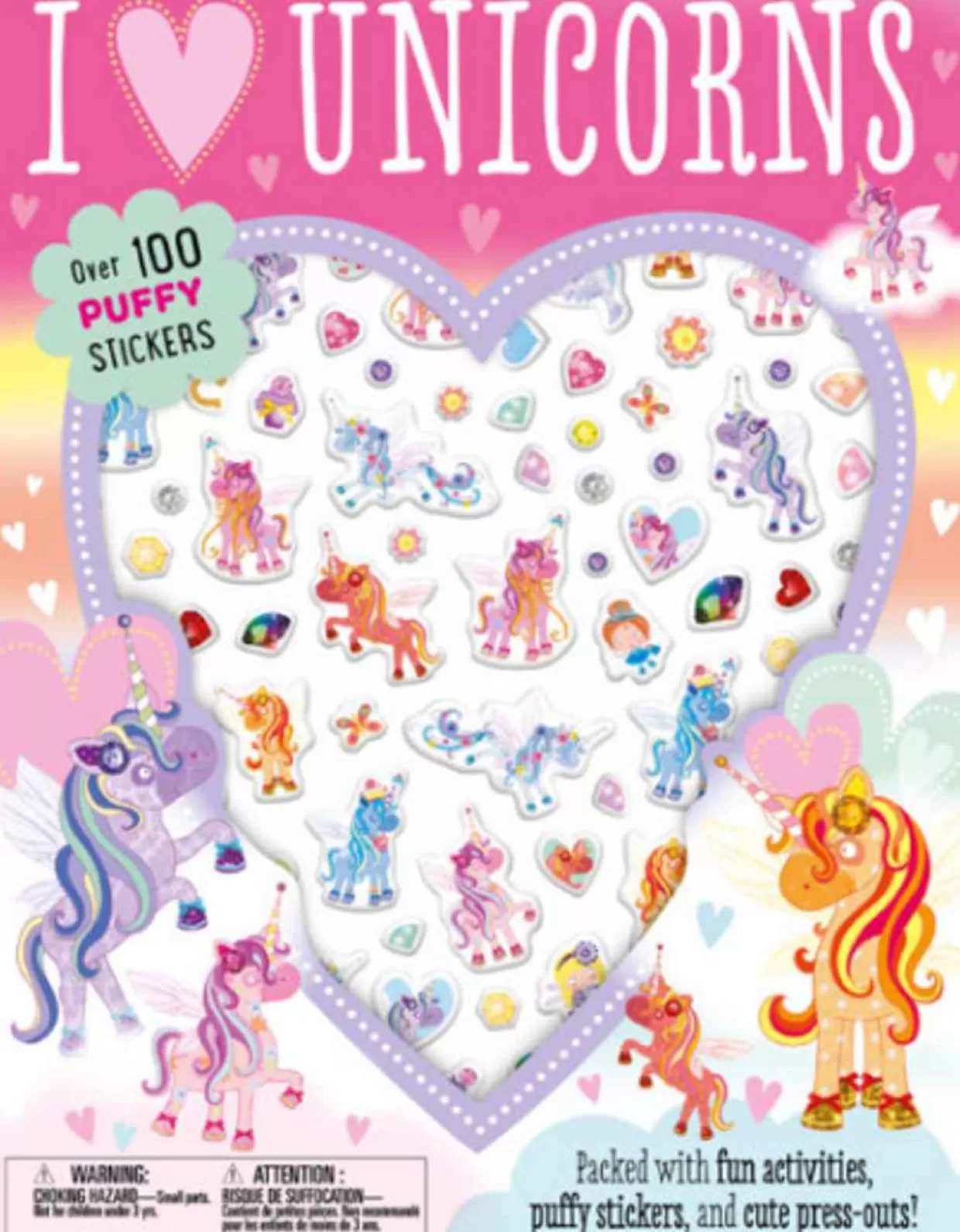 Old World Christmas Unicorns Puffy Stickers* Books