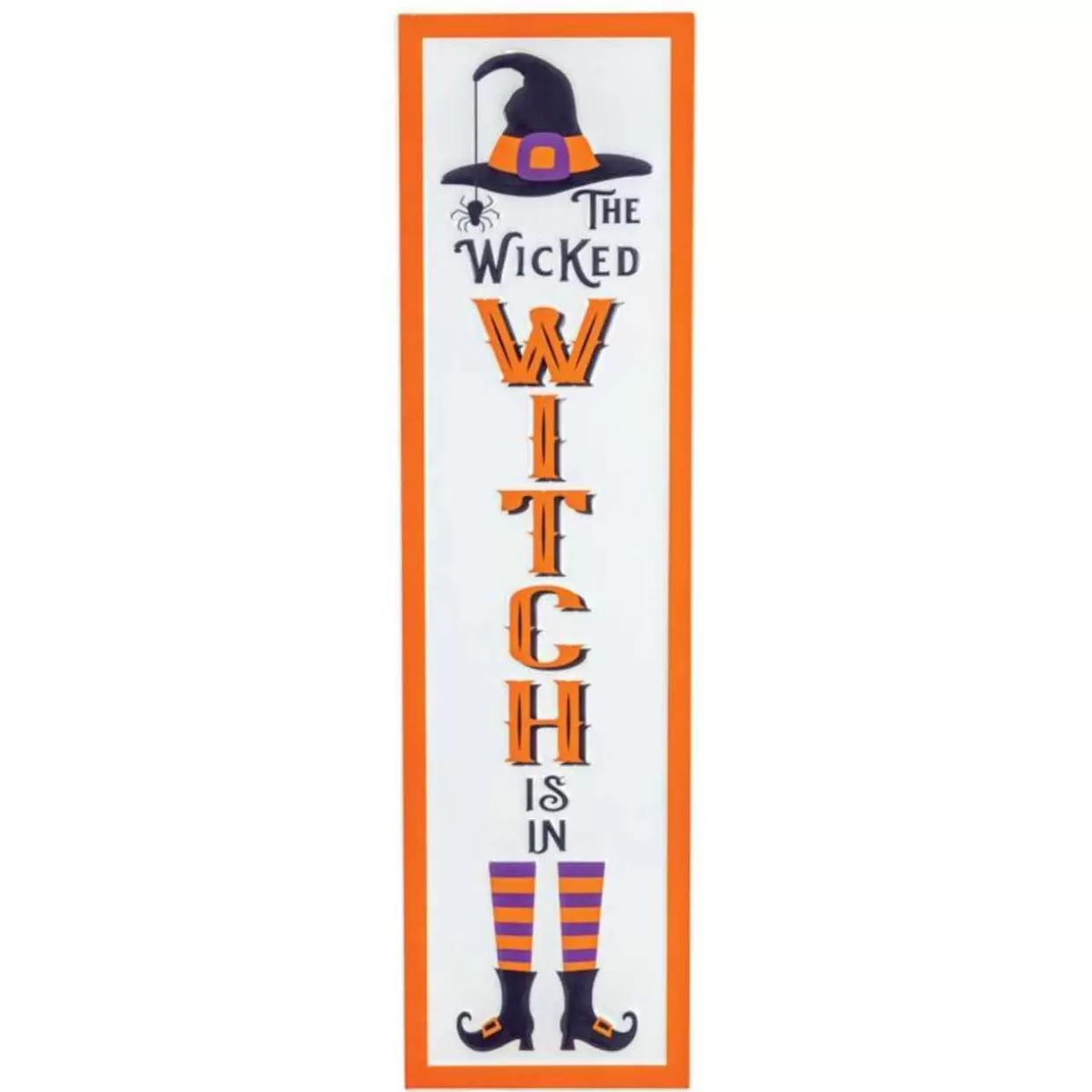 Jim Shore Wicked Witch Is In Vertical Sign* Halloween