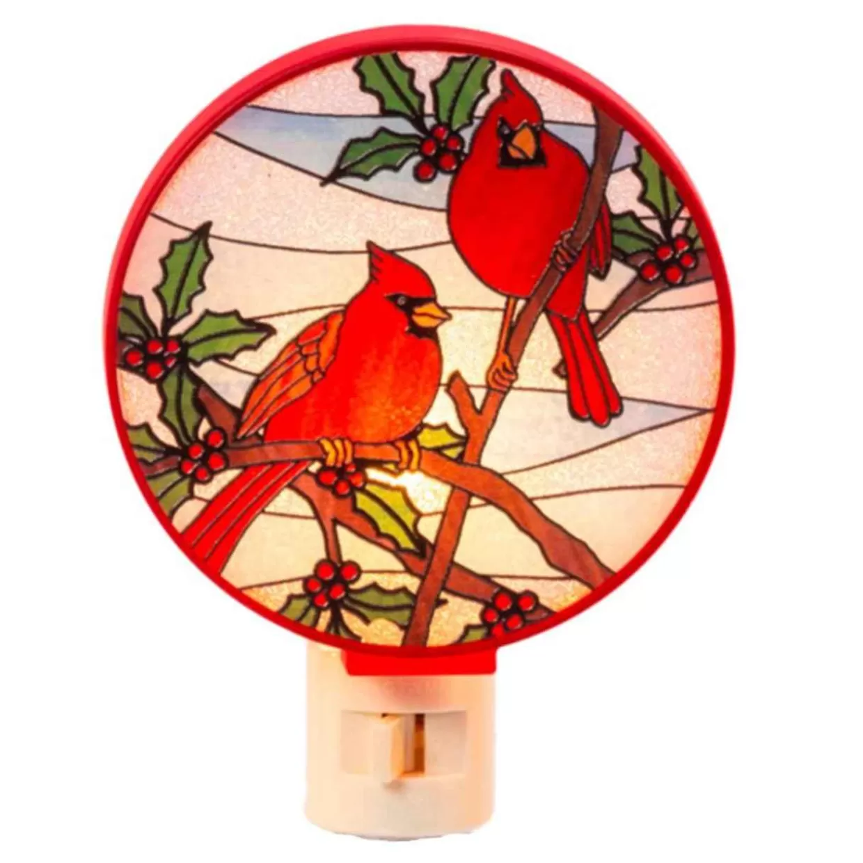 Cody Foster & Co Winter Cardinals Round Night Light* Night Lights