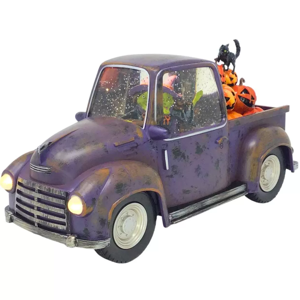 Hearts Gifts By Teresa Witch Driving Truck Water Shimmer* Halloween